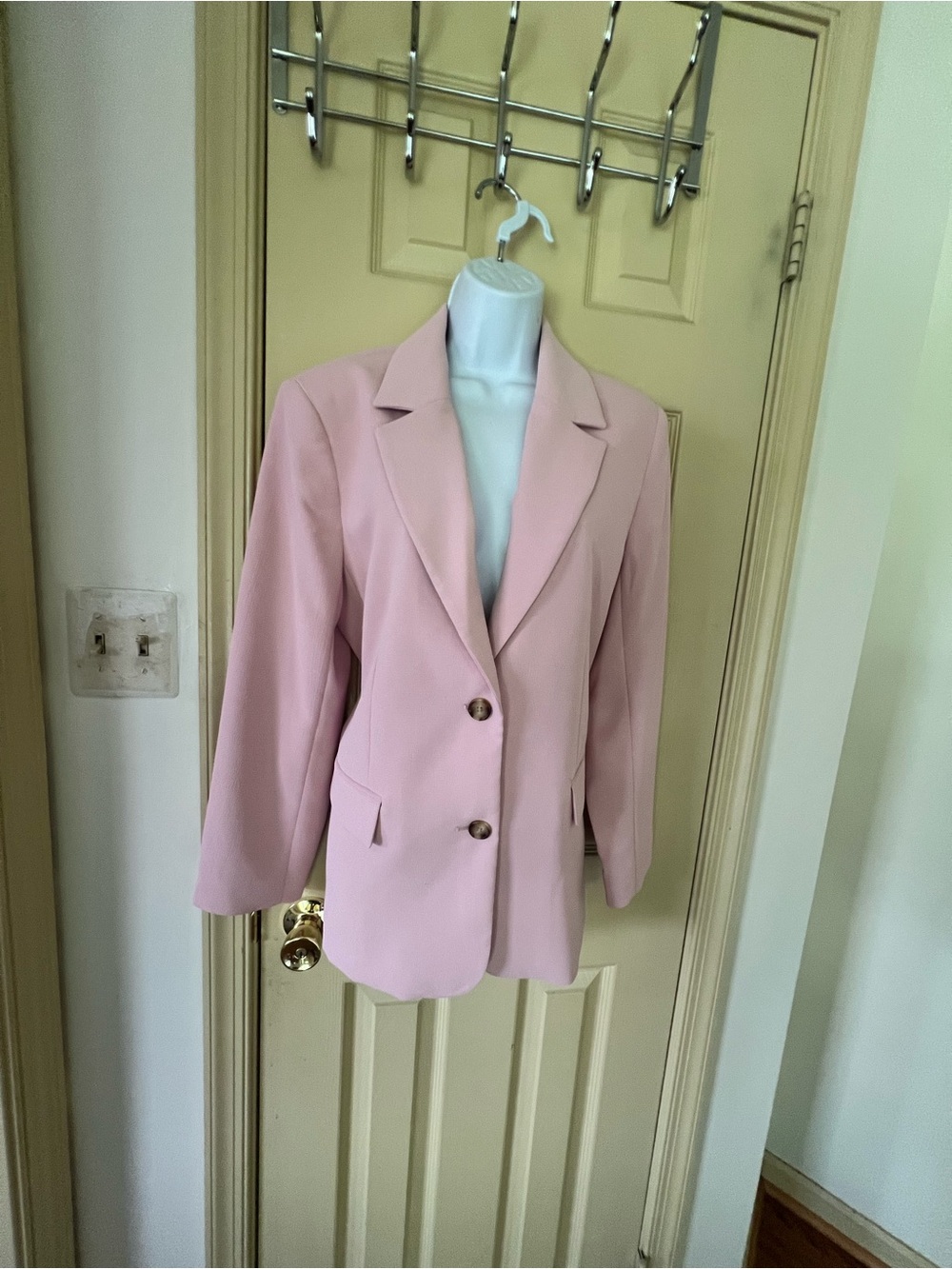Worthington Soft Pink Tailored Blazer